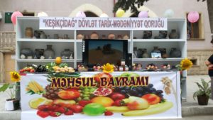 Агстафинском районе был отмечен «Праздник Урожая». На этом мероприятии также активно участвовал Государственный историко-культурный заповедник «Кешикчидаг». 