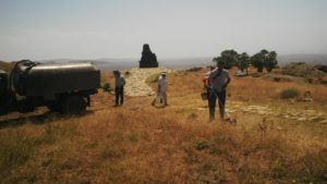 Государственный историко-культурный заповедник «Кешикчидаг» регулярно проводит уборку, озеленение и оросительные работы. 