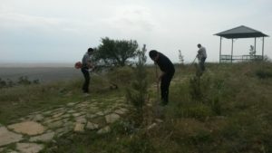 Сотрудники Государственного историко-культурного заповедника «Кешикчидаг» провели значительную работу в заповедном районе по случаю профессионального праздника государственных служащих.