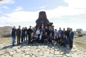 Участники тура, организованного в рамках проекта «Изучение Кавказской Албании», организованного совместно с Фондом знаний при Президенте Азербайджанской Республики и Бакинским Международным Центром Мультикультурализма, 15-16 октября 2016 года были в Агстафе. Прежде всего, было ознакомление с Азербайджанским парком, расположенным в городе, и музеем Гейдара Алиева. 