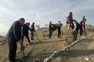 В связи с 10-летием создания заповедника была организована кампания по посадке деревьев с целью озеленения территории вокруг "Пика имени Ильхама Алиева" В связи с 10-летием создания заповедника была организована кампания по посадке деревьев с целью озеленения территории вокруг "Пика имени Ильхама Алиева"