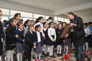 Наше мероприятие в средней школе селения Эйналлы Агстафинского района.