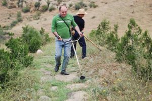 Сенокос на территории заповедника