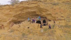 Сотрудники Краеведческого Дома Культуры деревни Эйналлы в заповеднике.