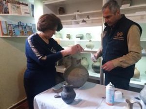 Реставрация экспонатов.