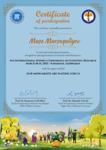 Кешикчидаг на международной арене