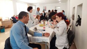 Сотрудники Государственного историко-культурного заповедника «Кешикчидаг» приняли участие в акции по сдаче крови.