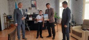 Победитель Aгстафы конкурса сочинений Гобустанского Национального Историко-Художественного заповедника. Победитель Aгстафы конкурса сочинений Гобустанского Национального Историко-Художественного заповедника.