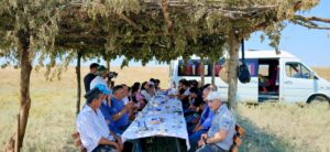 The project titled “Scientific-Archaeological Excavations and Summer School–5 in Keşikçidağ,” jointly organized by the State Service for the Protection, Development and Restoration of Cultural Heritage under the Ministry of Culture of the Republic of Azerbaijan and the Institute of Archaeology and Anthropology of the Azerbaijan National Academy of Sciences, is successfully ongoing.