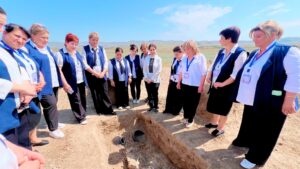 The project titled “Archaeological Excavations and Summer School in Keşikçidağ – 5”, jointly organized by the State Service for the Protection, Development, and Restoration of Cultural Heritage under the Ministry of Culture of the Republic of Azerbaijan and the Institute of Archaeology and Anthropology of ANAS, is successfully continuing.