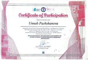 The "International Conference on Social and Humanitarian Sciences named after Nizami Ganjavi" was held in the city of Mingachevir from June 30 to July 2, 2025. The "International Conference on Social and Humanitarian Sciences named after Nizami Ganjavi" was held in the city of Mingachevir from June 30 to July 2, 2025.