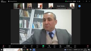 “Keşikçidağ” Dövlət tarix-mədəniyyət qoruğunun təşkilatçılığı və AMEA Arxeologiya və Antropologiya İnstitutunun aparıcı elmi işçisi, tarix üzrə fəlsəfə doktoru, dosent Şamil Nəcəfovun iştirakı ilə 28.02.2025-ci il tarixində”Tarixi irs və suverenlik: tarixi-mədəni dəyərlərimiz” adlı onlayn seminar keçirilmişdir. “Keşikçidağ” Dövlət tarix-mədəniyyət qoruğunun təşkilatçılığı və AMEA Arxeologiya və Antropologiya İnstitutunun aparıcı elmi işçisi, tarix üzrə fəlsəfə doktoru, dosent Şamil Nəcəfovun iştirakı ilə 28.02.2025-ci il tarixində”Tarixi irs və suverenlik: tarixi-mədəni dəyərlərimiz” adlı onlayn seminar keçirilmişdir.