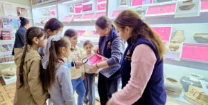 The students of the “Ecology Club” of the Poylu village secondary school named after S. Mammadov visited the administrative building of the “Keşikçidağ” State Historical and Cultural Reserve.