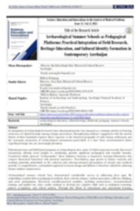 Another scientific achievement in the study of Azerbaijan’s rich historical and cultural heritage has been presented to the international academic community.