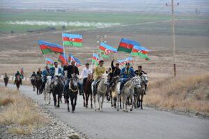 04 noyabr 2025-ci il tarixində Ali Baş Komandan cənab İlham Əliyevin rəhbərliyi altında qazanılmış Şanlı Zəfərin 5-ci ildönümü münasibətilə Azərbaycan Respublikası Mədəniyyət Nazirliyi yanında Mədəni İrsin Qorunması, İnkişafı və Bərpası üzrə Dövlət Xidmətinin təşəbbüsü və Ağstafa Rayon İcra Hakimiyyətinin dəstəyi ilə “Keşikçidağ” Dövlət tarix-mədəniyyət qoruğu tərəfindən atlarla 8 Noyabr “Zəfər Günü”nə həsr olunmuş yürüş təşkil edilmişdir. 04 noyabr 2025-ci il tarixində Ali Baş Komandan cənab İlham Əliyevin rəhbərliyi altında qazanılmış Şanlı Zəfərin 5-ci ildönümü münasibətilə Azərbaycan Respublikası Mədəniyyət Nazirliyi yanında Mədəni İrsin Qorunması, İnkişafı və Bərpası üzrə Dövlət Xidmətinin təşəbbüsü və Ağstafa Rayon İcra Hakimiyyətinin dəstəyi ilə “Keşikçidağ” Dövlət tarix-mədəniyyət qoruğu tərəfindən atlarla 8 Noyabr “Zəfər Günü”nə həsr olunmuş yürüş təşkil edilmişdir.