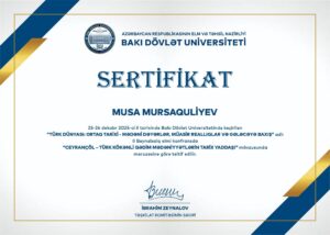 Representation of the "Keshikchidagh" State Historical and Cultural Reserve at the II International Scientific Conference ​The "Keshikchidagh" State Historical and Cultural Reserve was represented at the II International Scientific Conference titled "The Turkic World: Shared Historical-Cultural Values, Contemporary Realities, and Visions for the Future," held at Baku State University on December 25–26, 2025.