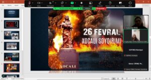 "Keşikçidağ" Dövlət tarix-mədəniyyət qoruğunun təşkilatçılığı ilə 25 fevral 2026-cı il tarixində “Tarixin qanlı səhifəsi – Xocalı faciəsi” mövzusunda onlayn elmi seminar keçirilmişdir. "Keşikçidağ" Dövlət tarix-mədəniyyət qoruğunun təşkilatçılığı ilə 25 fevral 2026-cı il tarixində “Tarixin qanlı səhifəsi – Xocalı faciəsi” mövzusunda onlayn elmi seminar keçirilmişdir.