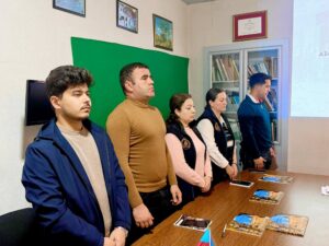 В связи с Днём геноцида азербайджанцев — 31 марта, в административном здании Государственного историко-культурного заповедника «Кешикчидаг» был организован круглый стол. В связи с Днём геноцида азербайджанцев — 31 марта, в административном здании Государственного историко-культурного заповедника «Кешикчидаг» был организован круглый стол.