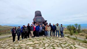 Bu əlamətdar gün münasibətilə Bakı şəhərindən gəlmiş bir qrup ziyarətçi “Keşikçidağ” Dövlət tarix-mədəniyyət qoruğunun ərazisində ekskursiyada olmuşdur.