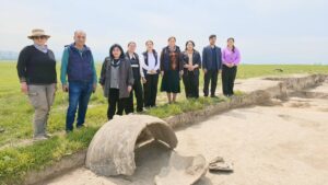 18 aprel "Beynəlxalq Abidələr və Tarixi Yerlər günü"münasibətilə"Keşikçidağ" Dövlət tarix-mədəniyyət qoruğunun rəhbərliyi və əməkdaşları Ağstafa rayonunda yerləşən Ağalıqtəpə yaşayış məskəni ərazisinə elmi ekskursiya həyata keçirmişlər.